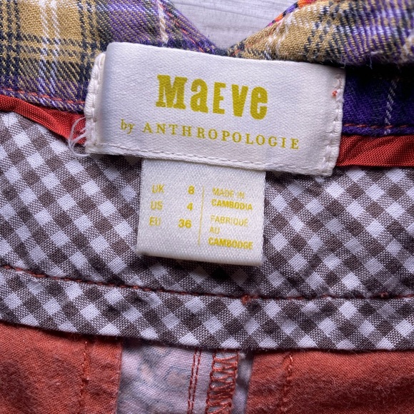 EUC Anthropologie Maeve Floral Wide Leg High Waisted Cropped Pants - Picture 7 of 16